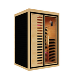 Peak Saunas Everest 2-Person Full Spectrum Infrared Sauna with XL Medical-Grade Red Light Therapy & Smart WiFi App Control