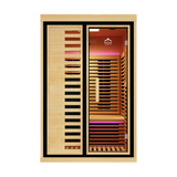 Peak Saunas Everest 2-Person Full Spectrum Infrared Sauna with XL Medical-Grade Red Light Therapy & Smart WiFi App Control