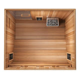 The Trinity 4 Person Indoor Hybrid Sauna