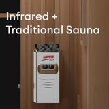 The Energize 2 Person Indoor Hybrid Sauna