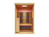 Peak Saunas Everest 2-Person Indoor Near Zero EMF Full Spectrum Infrared Sauna with XL Medical-Grade Red Light Therapy & Smart WiFi App Control