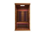 Peak Saunas Zion 1-Person Indoor Near Zero EMF Full Spectrum Infrared Sauna with XL Medical-Grade Red Light Therapy & Smart WiFi App Control