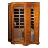 Dynamic Heming Elite Corner Ultra Low EMF (Under 3MG) FAR Infrared Sauna (2 Person) Dynamic Saunas