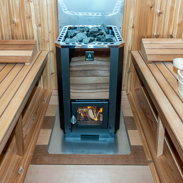 Karhu Wood Burning Sauna Heater with Rocks Karhu