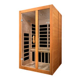 Dynamic Santiago Elite Ultra Low EMF (Under 3MG) FAR Infrared Sauna (2 Person) Dynamic Saunas