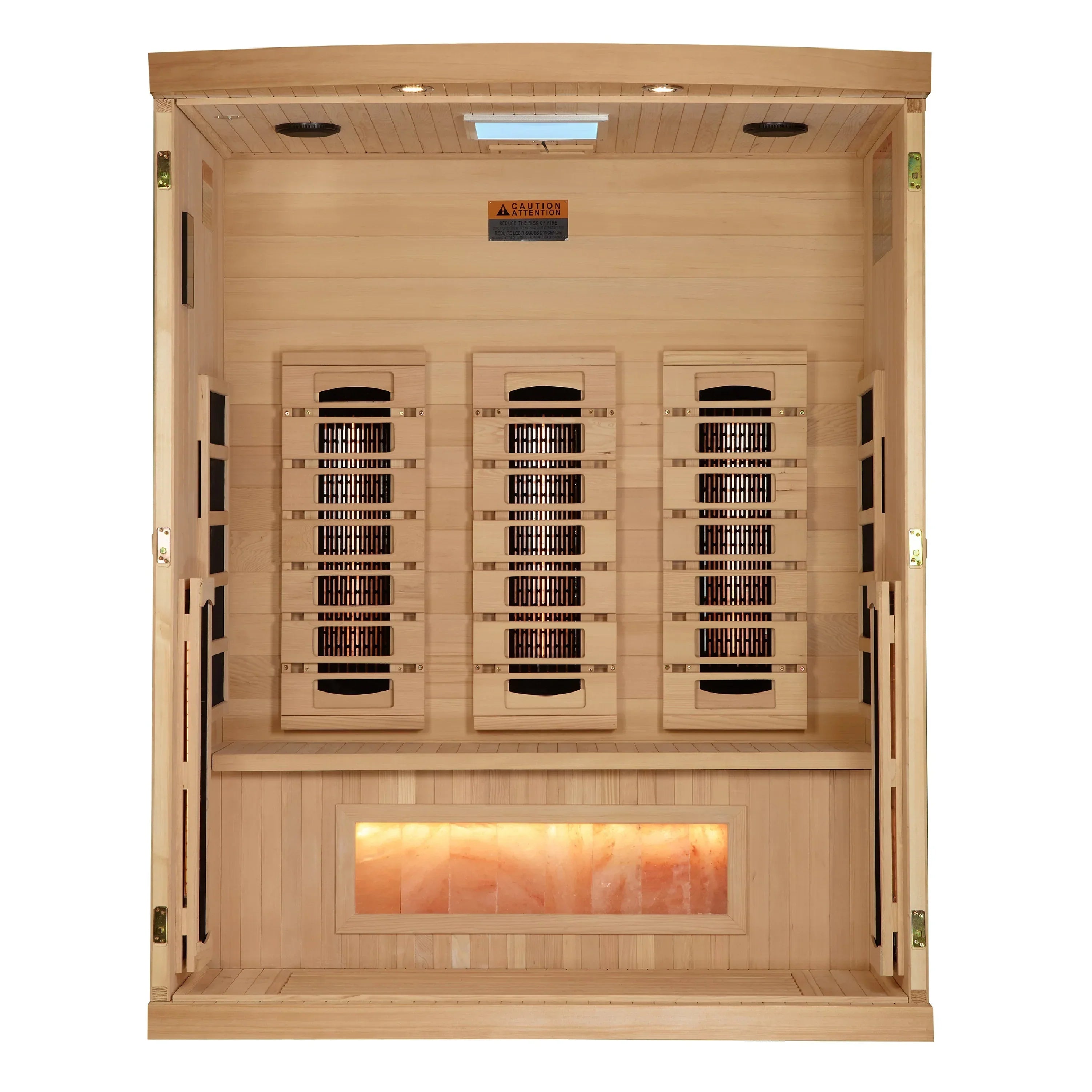 The Stoic 3 Person Near Zero EMF Indoor Full Spectrum Infrared Sauna