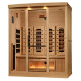 The Norwegian 4 Person Near Zero EMF Indoor Full Spectrum Infrared Sauna