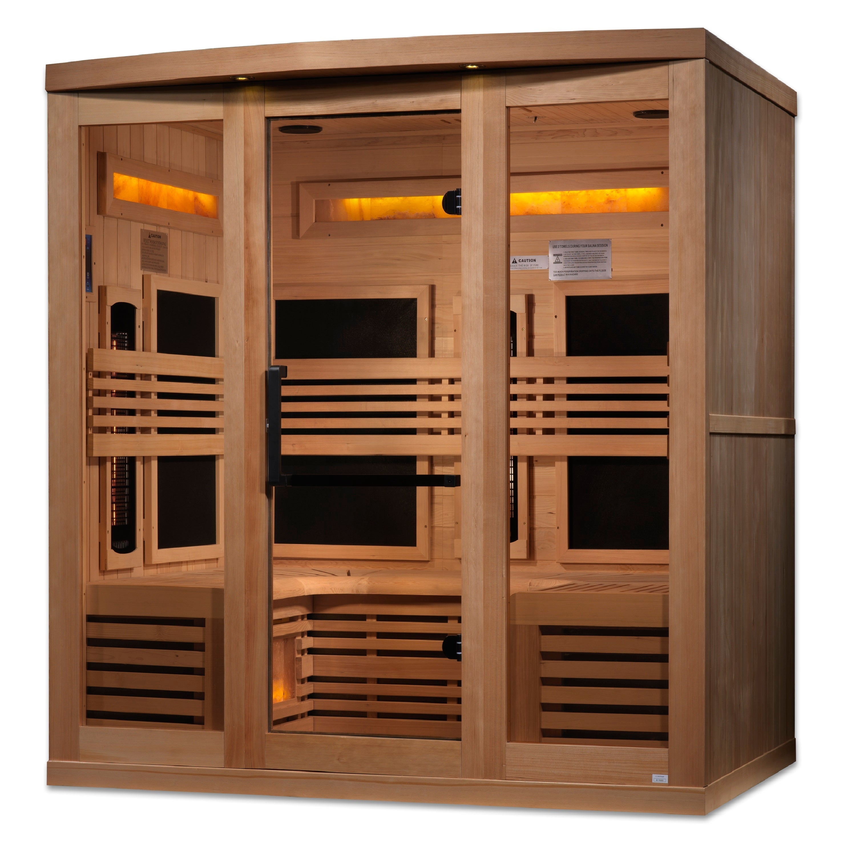 Golden Designs Full Spectrum PureTech™ Near Zero EMF FAR Infrared Sauna (6 Person) Golden Designs