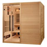 The Toledo 6 Person Luxury Indoor Hybrid Sauna