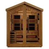 The Loviisa 3 Person Luxury Outdoor Hybrid Sauna