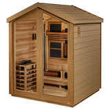 The Loviisa 3 Person Luxury Outdoor Hybrid Sauna