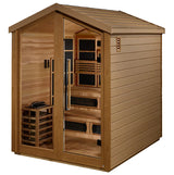 The Kaskinen 6 Person Luxury Outdoor Hybrid Sauna