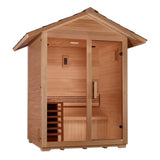 Golden Designs "Arlberg" Traditional Outdoor Steam Sauna (3 Person) Golden Designs