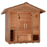 Golden Designs "Vorarlberg" Outdoor Traditional Steam Sauna (5 Person) Golden Designs