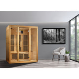 Maxxus Bellevue Low EMF (Under 8MG) FAR Infrared Sauna (3 Person) Maxxus Saunas