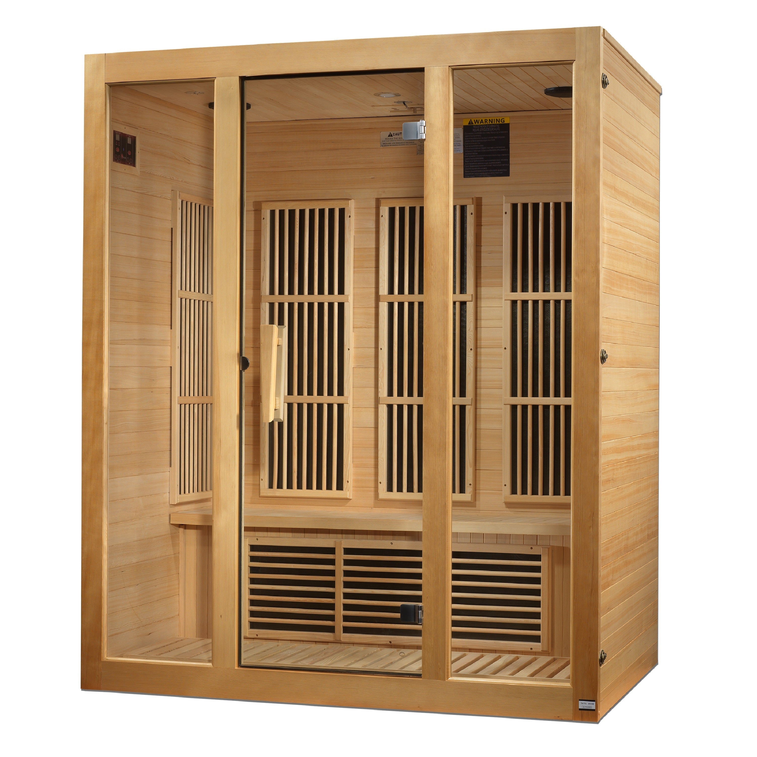 Maxxus Bellevue Low EMF (Under 8MG) FAR Infrared Sauna (3 Person) Maxxus Saunas