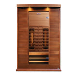 The Zephyr 2 Person Cedar Near Zero EMF Indoor Full Spectrum Infrared Sauna