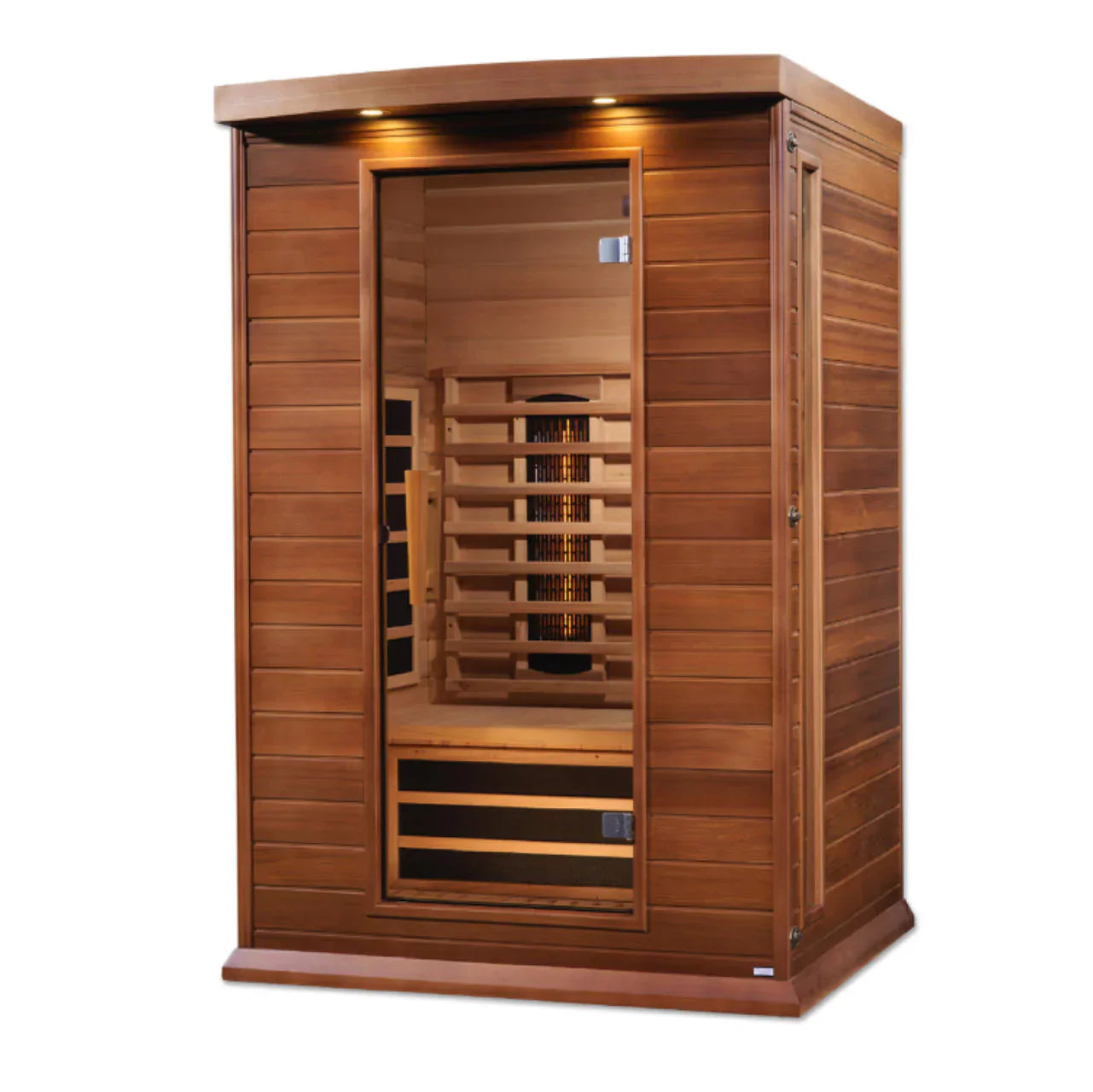 The Zephyr 2 Person Cedar Near Zero EMF Indoor Full Spectrum Infrared Sauna