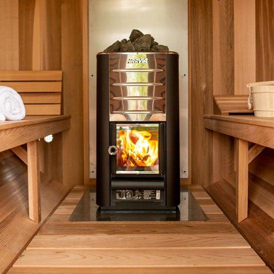 Harvia M3 Wood Burning Heater with Rocks Harvia